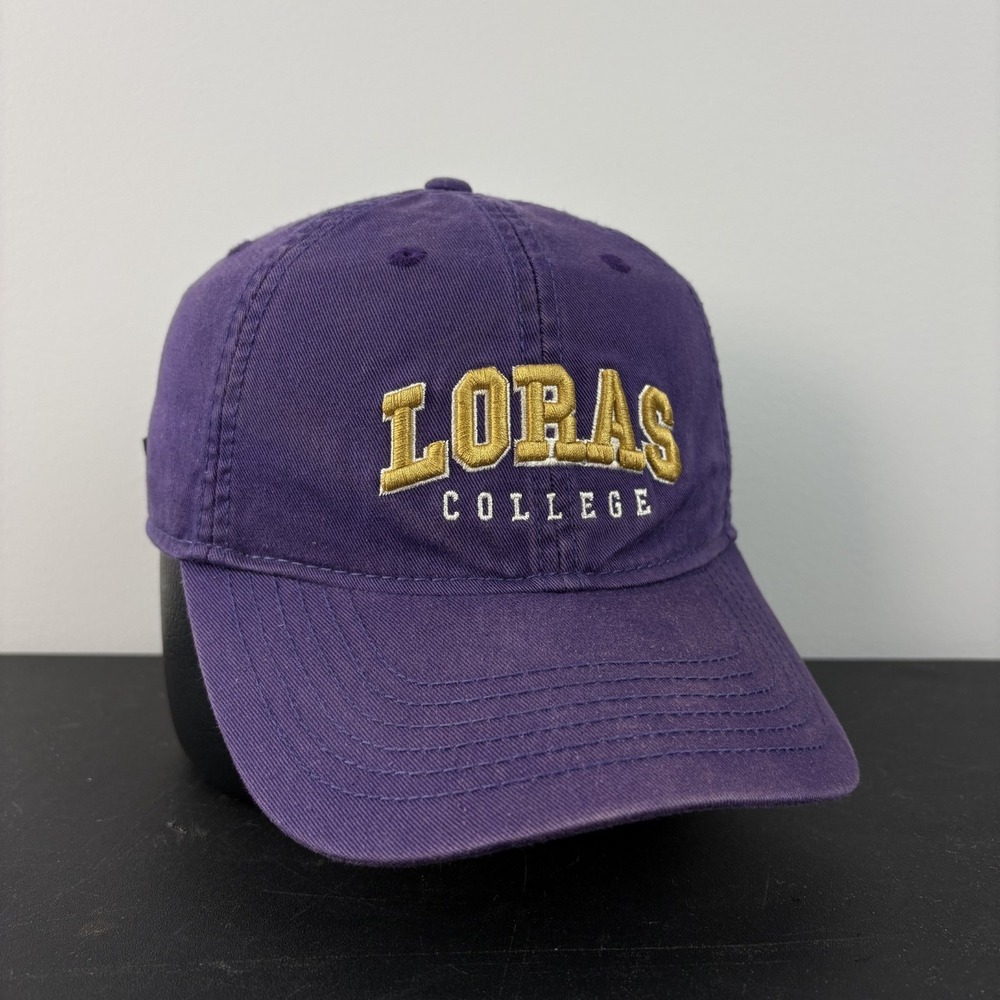 Loras College Duhawks Purple Dad Hat University Cap Strapback Adjustable
